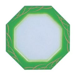プレート 八角プレート(大) グリーンぼかしつゆ草/洋食器