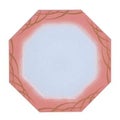 プレート 八角プレート(小) ピンクぼかしつゆ草渕ピンク/洋食器