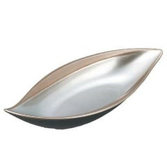 盛器 (大)しずく鉢銀紗裏黒塗