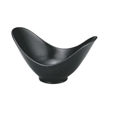 盛鉢 優山鉢黒石目 ハ-ド塗