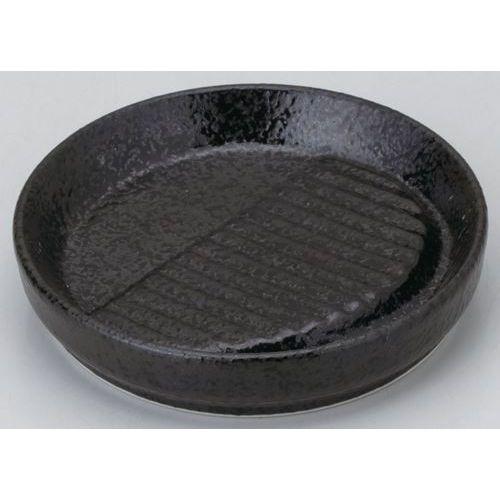 12-135-11 減塩皿 10cm減塩皿 黒耀 10.2×2(cm)