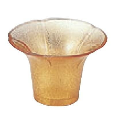 珍味 (小)朝顔珍味入れ金パール