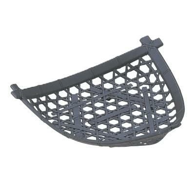 竹皿  三角平皿茶染  幅205 奥行197 高さ54