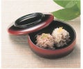 珍味 4寸布袋珍味黒朱ぼかし
