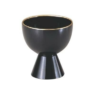 酒器 ぐい呑み 小丸ぐい呑み黒天金/盃2019W
