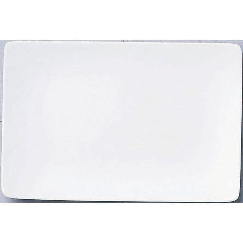 12-107-6 角和皿 18cm長角皿 白 18.4×12.2×1.8(cm)