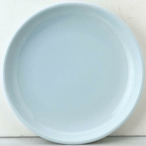 12-98-1 天青 28cm皿 青白磁 28×3.4(cm)