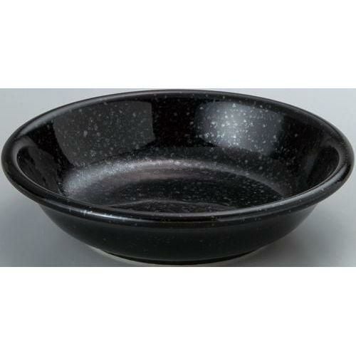 12-74-12 天河 14cm深皿 黒御影 14.6×3.6(cm)