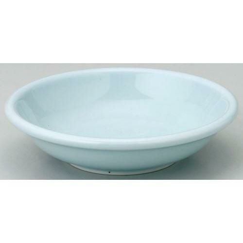 12-98-11 天青 13cm深皿 青白磁 12.8×3.2(cm)
