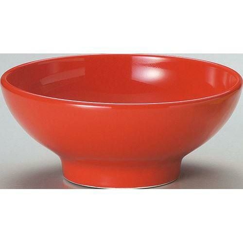 12-101-8 紅中華 20cm丼 赤20.7×8.7(cm)
