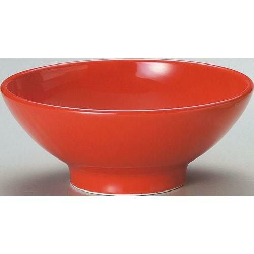 12-101-7 紅中華 22cm丼 赤21.8×9(cm)