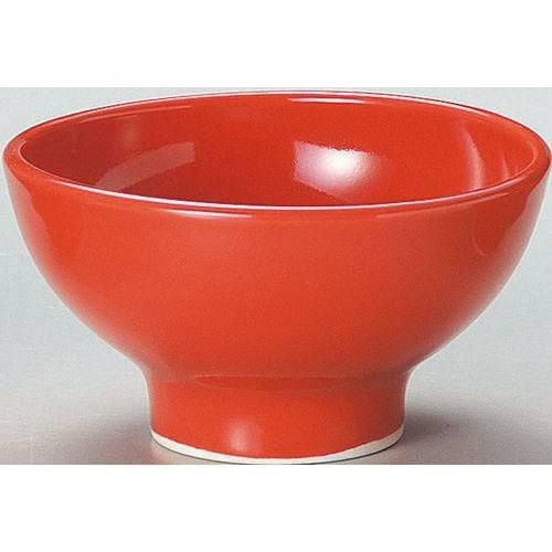 12-101-19 紅中華 12cm深丼 赤12.2×6.4(cm)