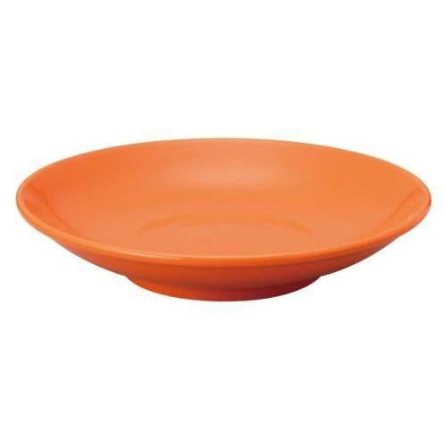 03671026/オレンジ 25cm麺皿 24.5×4.4cm