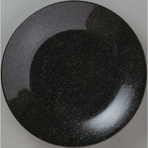 12-72-1 水明 27cm皿 黒御影 26.8×3(cm)