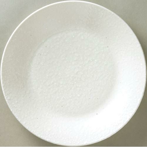 12-83-1 水明 27cm皿 粉引 26.3×3.2(cm)