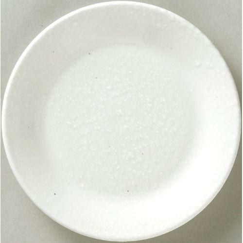12-83-5 水明 17cm皿 粉引17.2×2.3(cm)