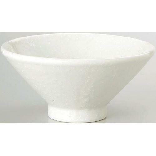 12-93-1 和風中華 切立15cmライス碗 粉引 15.1×7.2(cm)