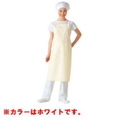 ウルトラドライエプロン たすき掛け E-1004-0T ホワイト
