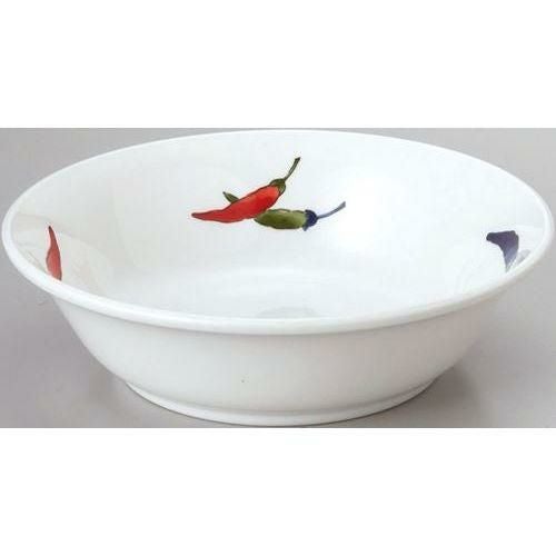 DC軽量強化唐辛子 13cm深皿