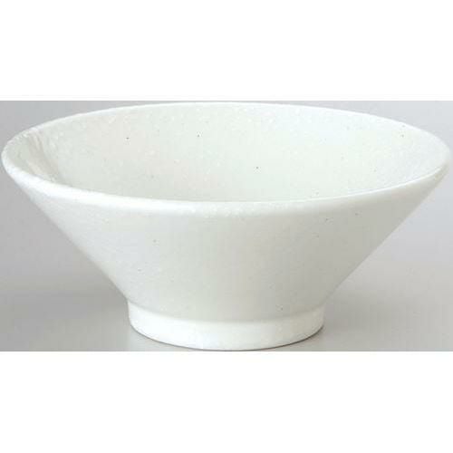 12-88-22 和風中華 切立高台20cm丼 粉引19.5×7.5(cm)