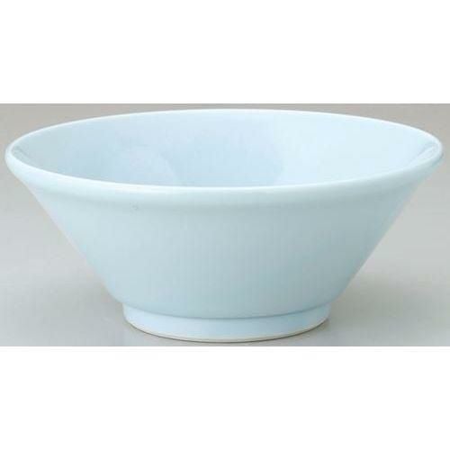 12-99-2 天青 新切立21cm丼 青白磁 20.6×8.3(cm)