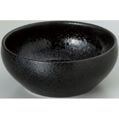 12-70-10 和風中華 9cm丸鉢 黒耀 9.1×3.9(cm)