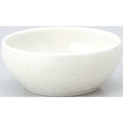 12-93-10 和風中華 9cm丸鉢 粉引 9.1×3.9(cm)
