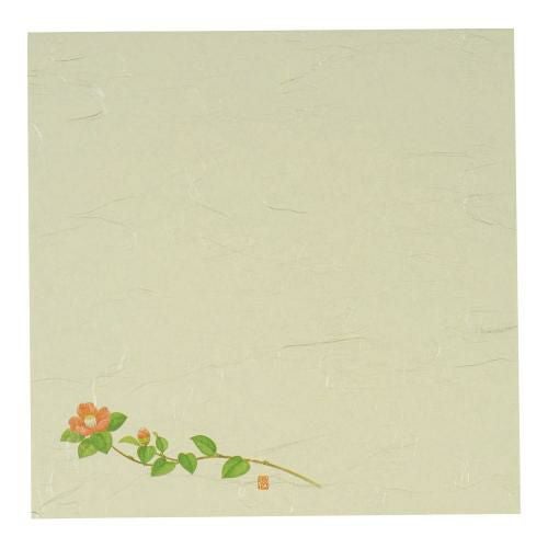 5寸懐紙 四季の花(100枚入) S5-15 椿