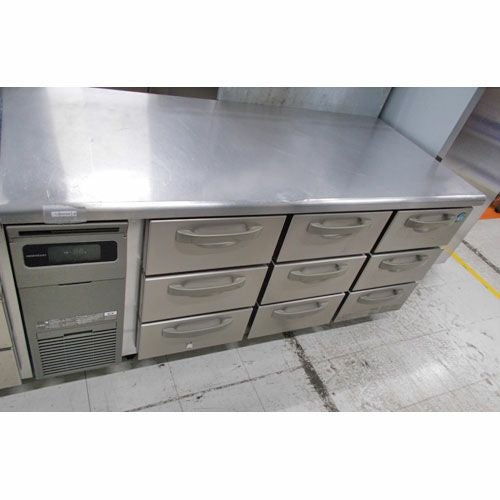 LDW-160RX フクシマガリレイ 3段ドロワーテーブル冷蔵庫｜テンポス