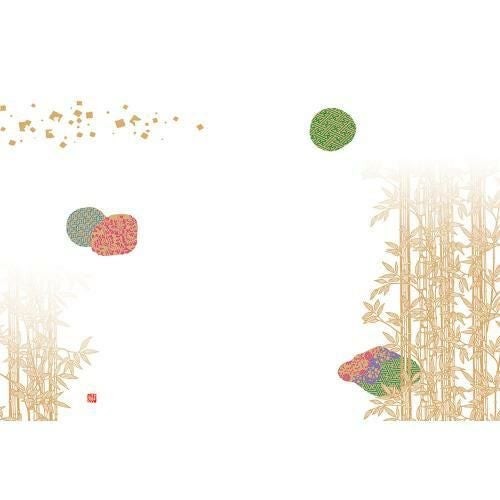 尺3 テーブルマット(100枚入) 竹林 No.518