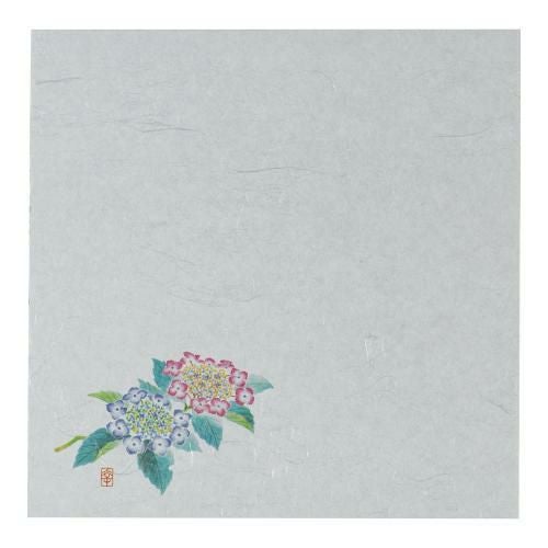 遠赤抗菌和紙 花ごよみ懐敷(200枚入) あじさい W4-5