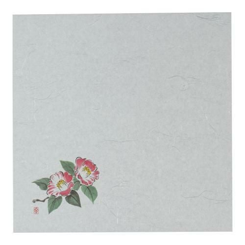 遠赤抗菌和紙 花ごよみ懐敷(200枚入) つばき W5-8