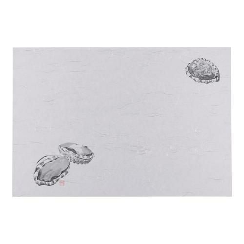 尺3 テーブルマット(100枚入) あわび No.105