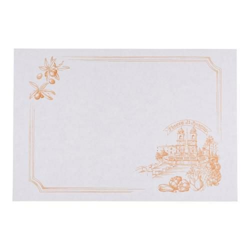 洋風・中華テーブルマット(100枚入) スペイン広場 ベージュNo.505