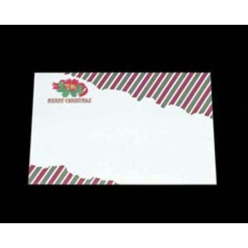 尺三 奉書テーブルマット(100枚入) TH-36ストライプクリスマス