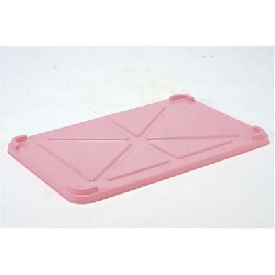 EBM PPカラー番重 蓋 特大 ピンク(サンコー製)