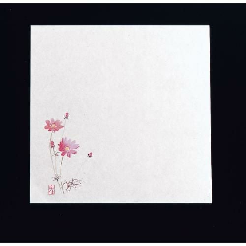 耐油懐敷18角(100枚入) 秋桜 M30-225