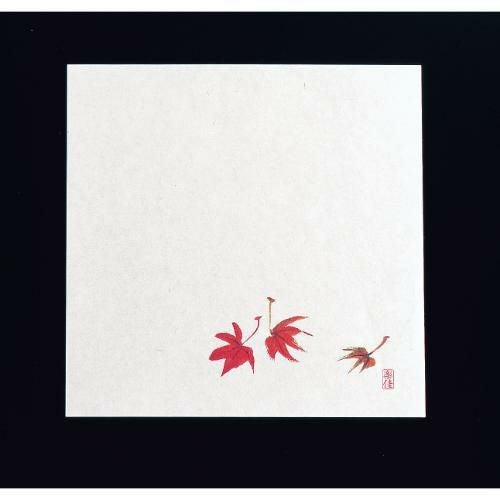 耐油懐敷18角(100枚入) もみじ M30-227