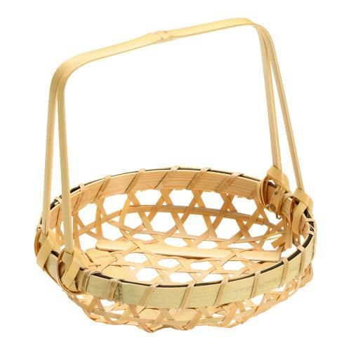 百合 手付篭 12cm