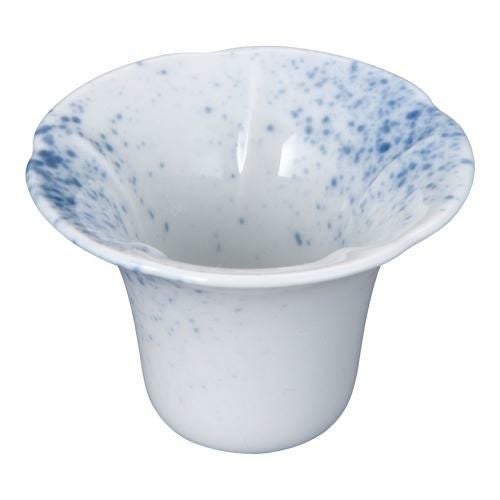 陶器 朝顔 珍味入 吹墨