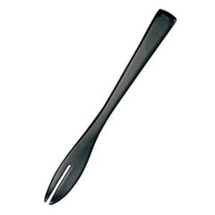 【木製 本漆 フォーク 黒 全長130(08345)】/業務用/グループA