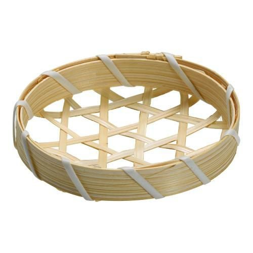 竹製 珍味籠(10個入) 3007 ミニ丸8 浅型