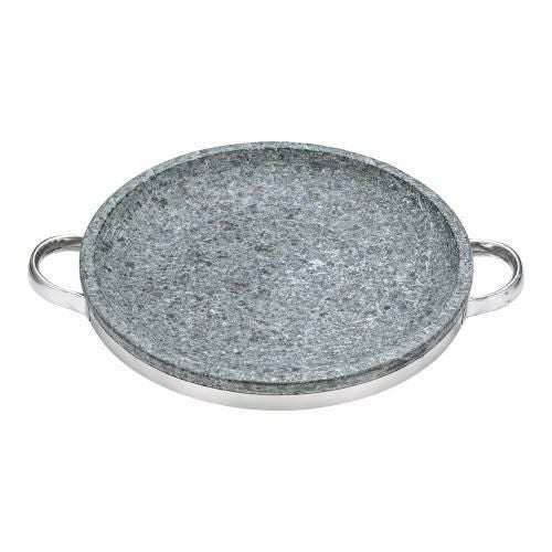 長水 石焼丸型プレート YS-0630D 30cm