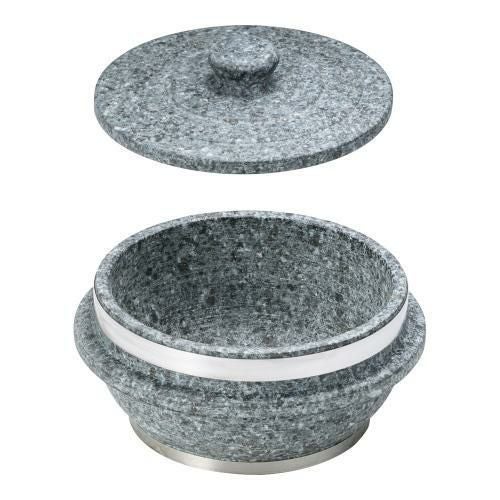 長水 石焼釜 補強付(フタ付き) YS-0218A 18cm