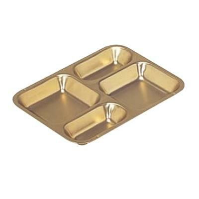 アルマイト食器 ランチ皿 ランチ皿長方型(4食) 116