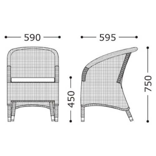 ガーデンソファミロス(既製品)