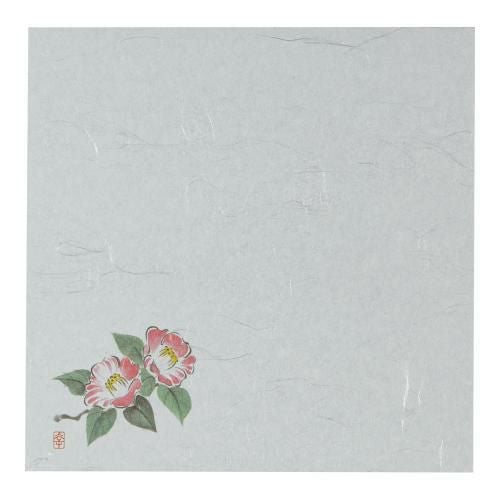 遠赤抗菌和紙 花ごよみ懐敷(200枚入) つばき W4-8