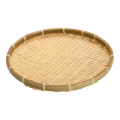 竹 小ヒゴ 平皿 27cm 50-343
