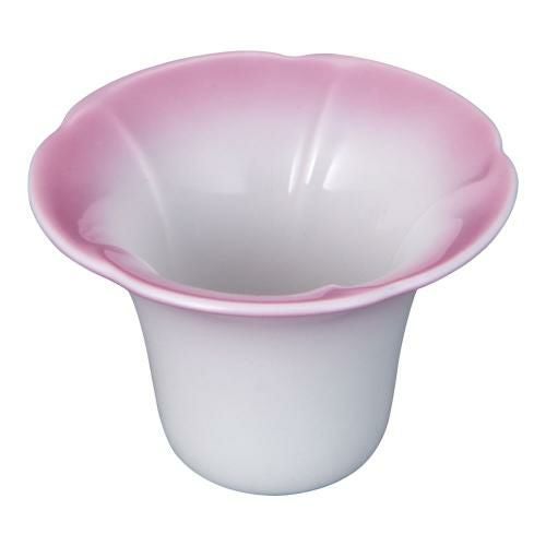 陶器 朝顔 珍味入 ピンク