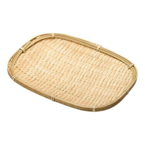 竹 天ぷら皿 ヒゴ角長皿 14-579